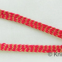 Thumbnail for Maroon Red Braid Trim, Approx. 8mm wide, Upholstery Trim