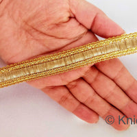 Thumbnail for Gold Piping Trim, Decorative Zari Trim, Indian Trim