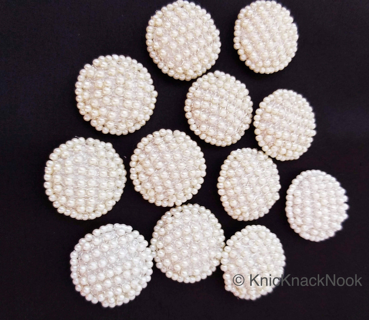 Ivory White Buttons