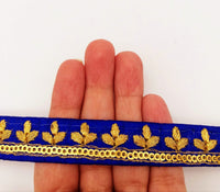 Thumbnail for Royal Blue Art Silk Trim