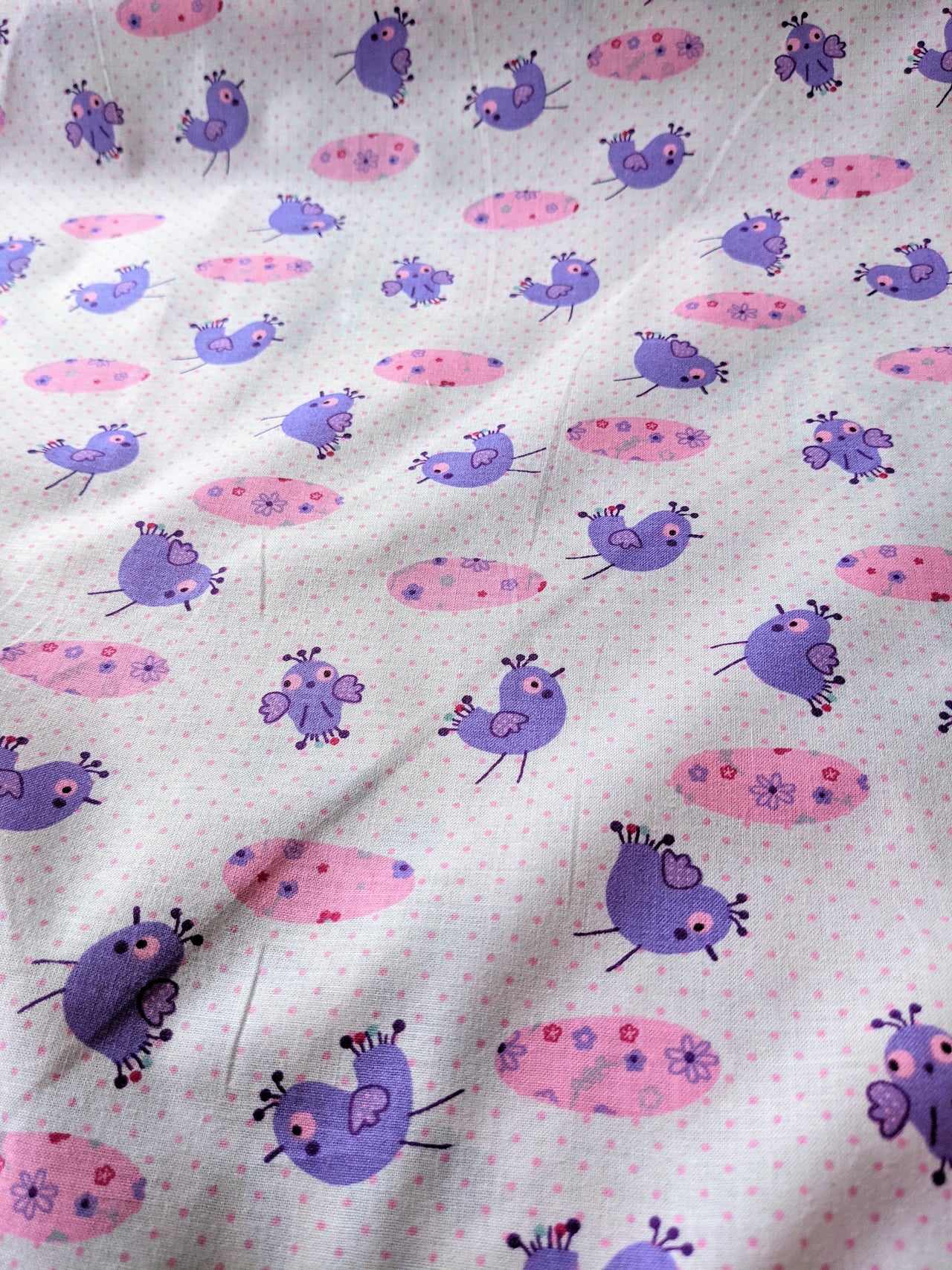 Chick and Egg Cotton Spring Fabric, Easter Fabric, Sewing Fabric
