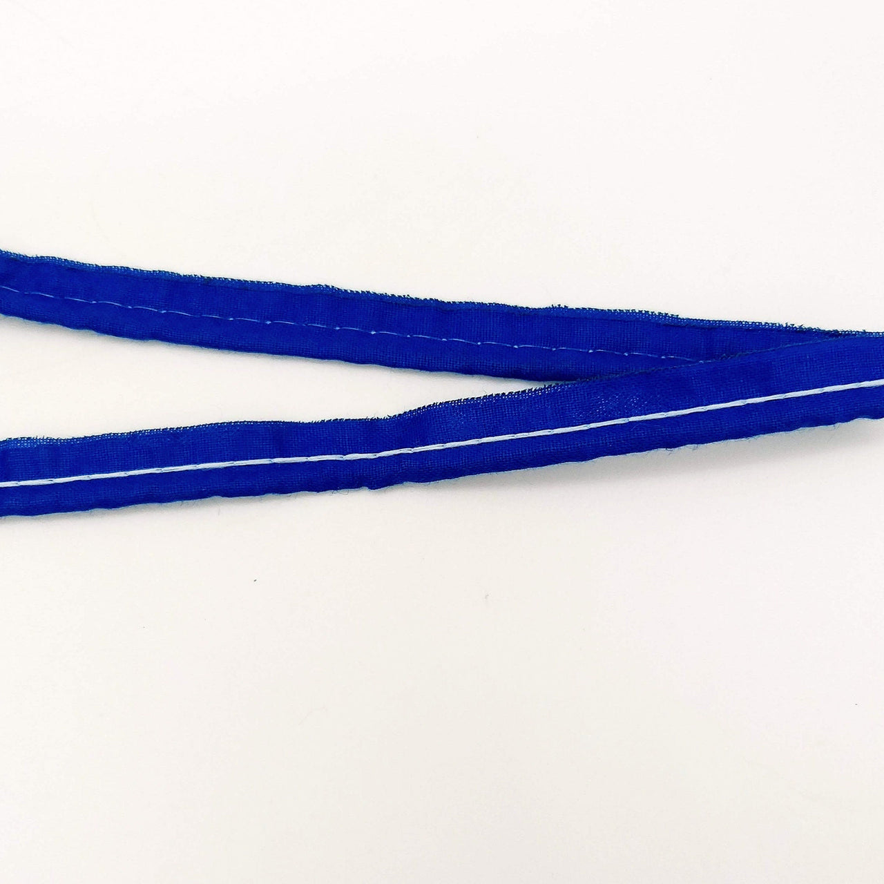 3 Yards, 5mm Flanged Insertion Piping on 10mm Band, Royal Blue Fabric Trim