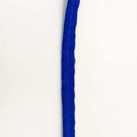 Thumbnail for 3 Yards, 5mm Flanged Insertion Piping on 10mm Band, Royal Blue Fabric Trim