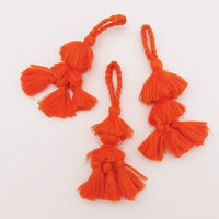 Thumbnail for Orange Tassels, Cotton Tassels, Bohemian
