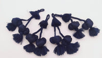 Thumbnail for Blue Silk Ball Tassels, Latkan, Embellishments