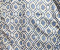 Thumbnail for Blue and White Printed Cotton Muslin Fabric, Sewing Fabric, Fabric By Metre / Half Metre