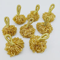 Thumbnail for Gold Bead Tassels Latkan, Indian Latkans, Sewing Latkans