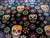 Thumbnail for Halloween Fabric, Skull Fabric, Polycotton Fabric