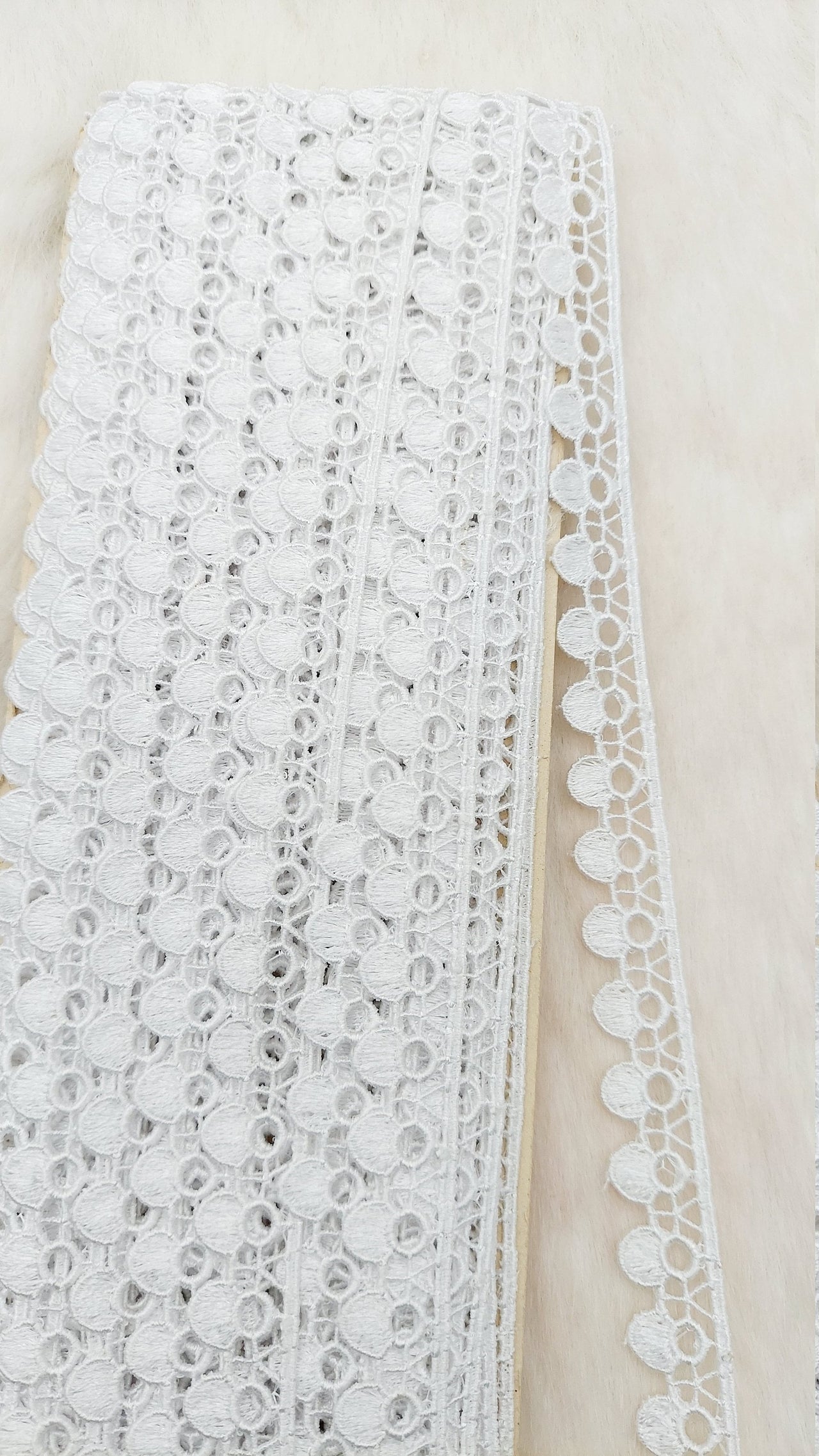 Fringe Trim, Polyester Embroidered Crafting Edging Lace Trim, Trim by 2 Yards