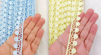 Thumbnail for Fringe Trim, Polyester Embroidered Crafting Edging Lace Trim, Trim by 2 Yards