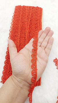 Thumbnail for 9 Yards Embroidery Cotton Lace Trim, Approx. 15mm Wide, Fringe Trim
