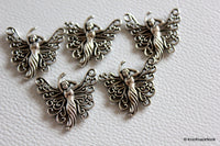 Thumbnail for 2 x Tibetan Silver Angel Girl Pendants / Charms