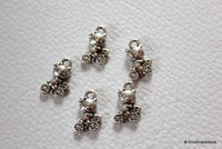Thumbnail for 10 x Tibet Silver Cat / Kitty on a Bike Charms