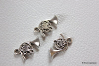 Thumbnail for 6 x Tibet Silver Trumpet Charms