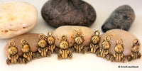 Thumbnail for 10 x Bronze Tone Bear Charm Pendants 16mmx10mm