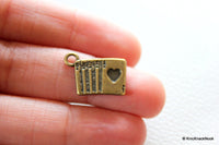 Thumbnail for 11 x Zinc Alloy Bronze Playing Cards Charm Pendants