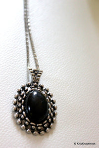 Thumbnail for Black and Silver Tone Pendant