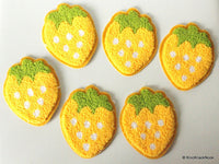 Thumbnail for 1 x Yellow Strawberry Applique Patch