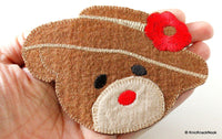Thumbnail for 1 x Brown Bear Embroidered Applique Patch