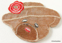 Thumbnail for 1 x Brown Bear Embroidered Applique Patch
