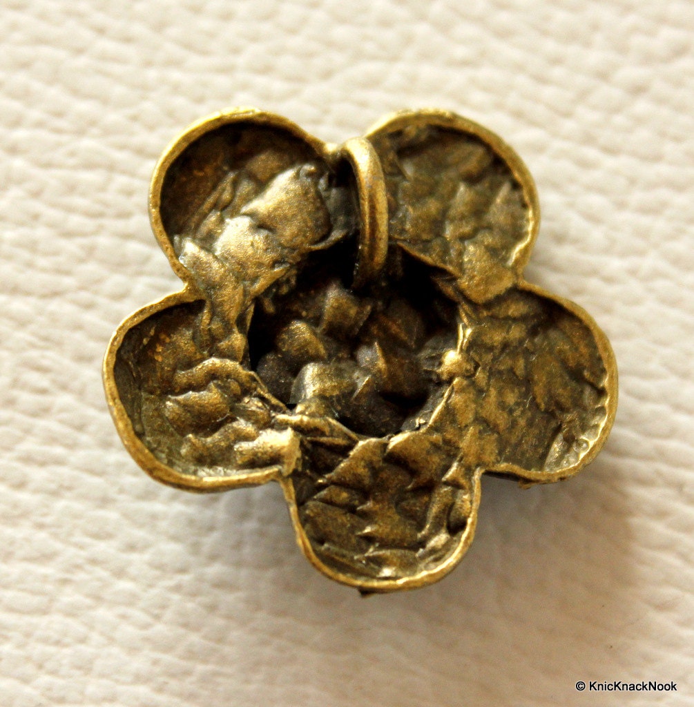 Bronze Flower Pendant