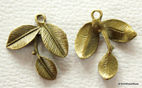 Thumbnail for Three Leaf Bronze Charms