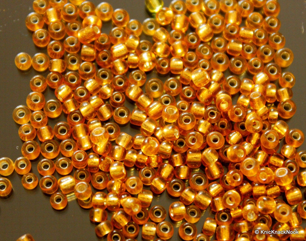 Brown Round Seed Beads, 10g Bag Brown Beads, Approx. 3 mm