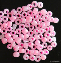 Thumbnail for Pink Round Beads, 12g Bag Glossy Beads, Approx. 4 mm