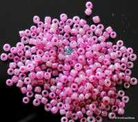 Thumbnail for Pink Round Seed Beads, 10g Bag Glossy Beads, Spotted Beads Approx. 3 mm