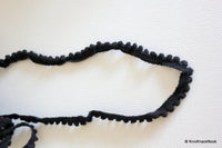 Thumbnail for Black Embroidery Wool One Yard Lace Trims 10mm Wide
