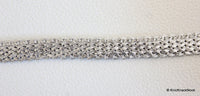 Thumbnail for Silver Thread Lace Trim, Approx. 10mm wide